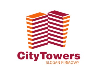 Projekt graficzny logo dla firmy online CityTowers